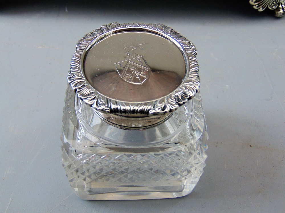 A high quality Silver desk stand  View VII