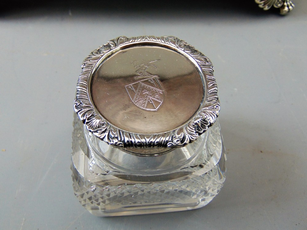 A high quality Silver desk stand  View IX