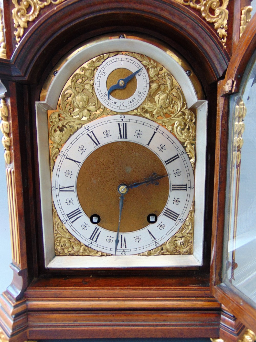 A Walnut Mantle Clock  View III
