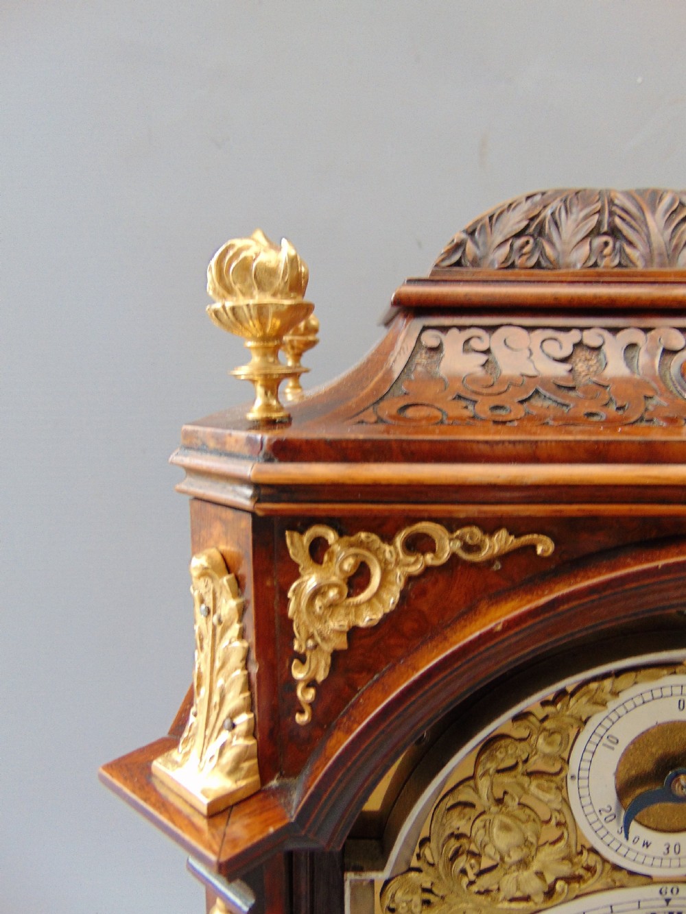 A Walnut Mantle Clock  View IV