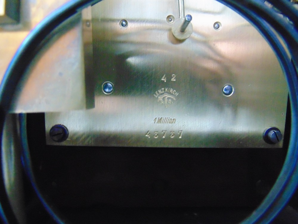 A Walnut Mantle Clock  View VIII