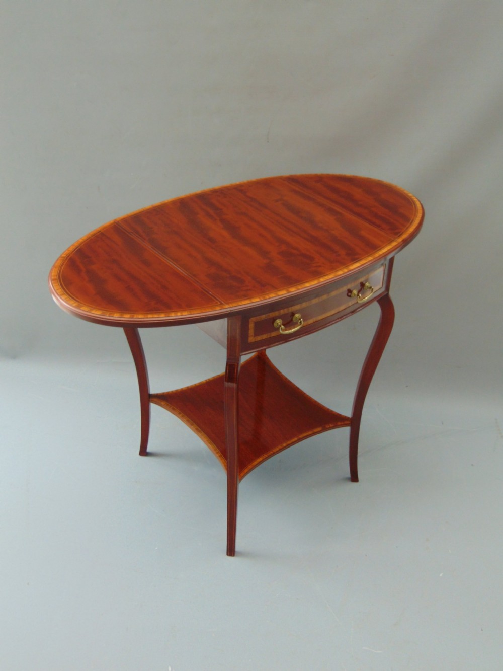 A quality Mahogany occasional side table  View II