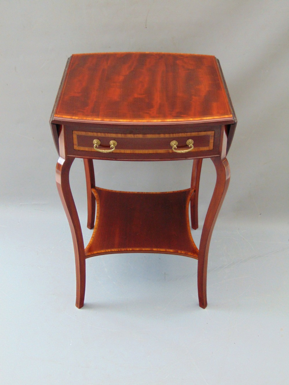 A quality Mahogany occasional side table  View III