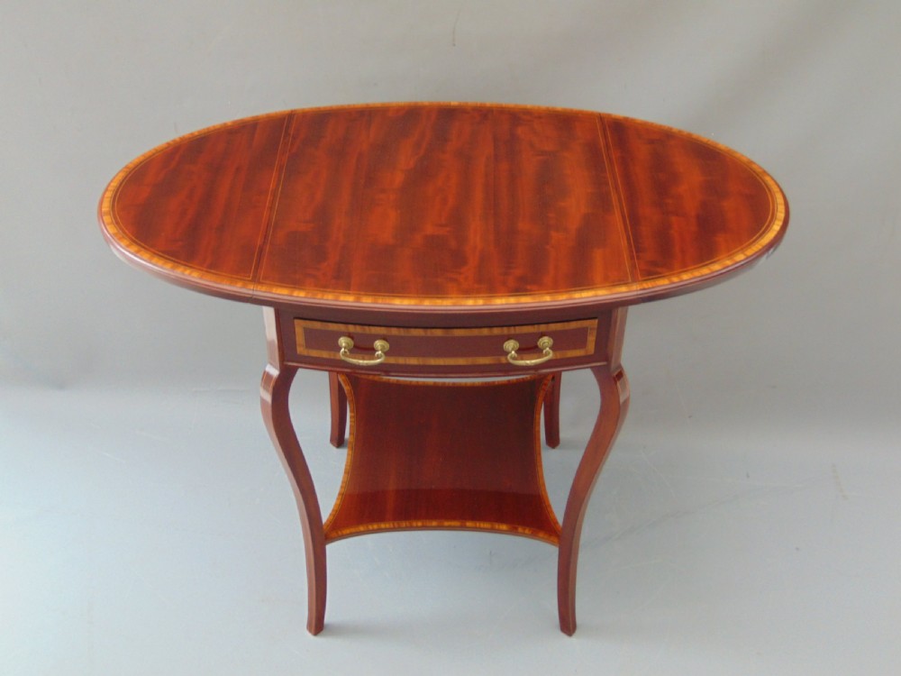 A quality Mahogany occasional side table  View IV