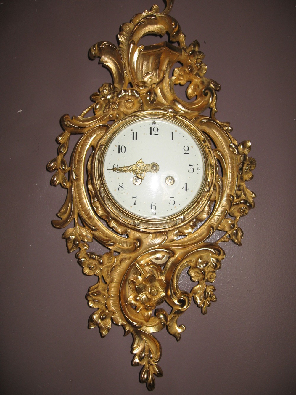 Antique Cartel Wall Clock