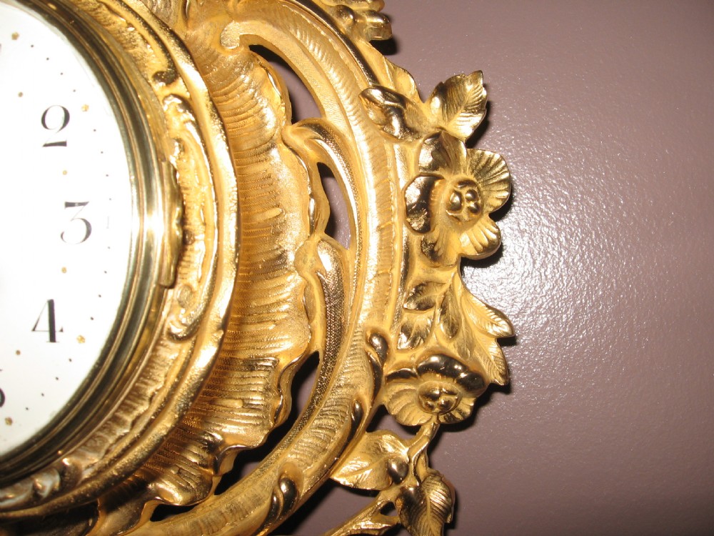 Antique Cartel Wall Clock View V
