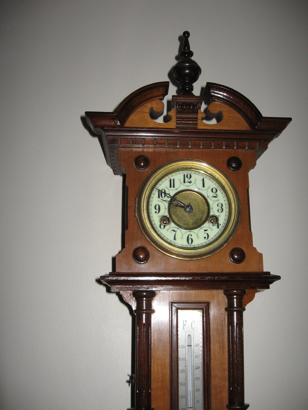 Antique Clock/Barometer/Thermometer View II