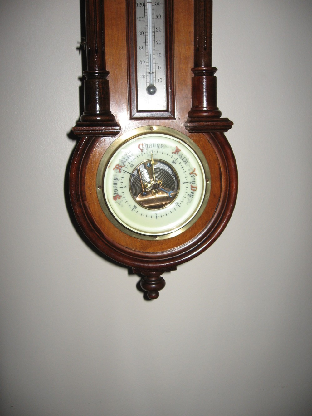 Antique Clock/Barometer/Thermometer View IV
