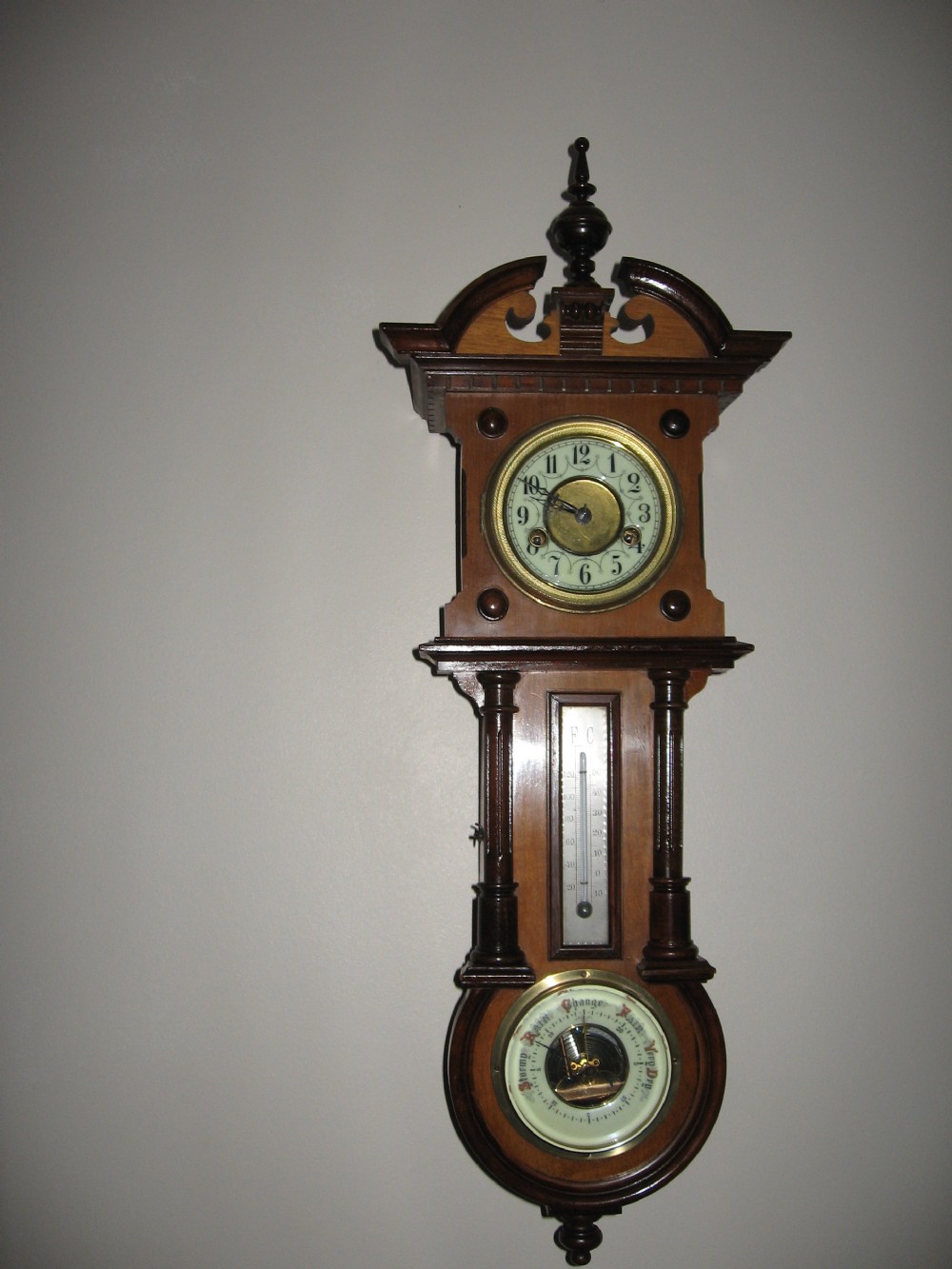 Antique Clock/Barometer/Thermometer View V