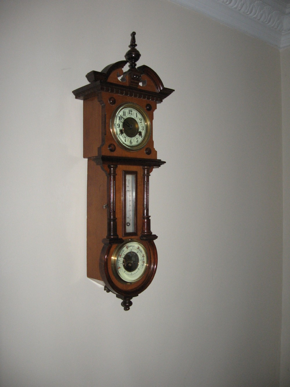 Antique Clock/Barometer/Thermometer View VI