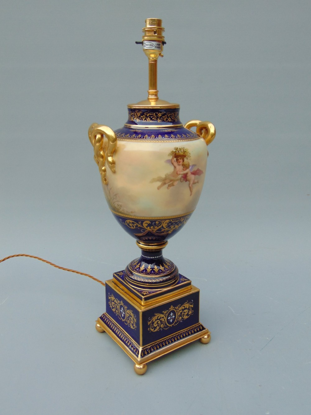 A Porcelain Table Lamp View IV