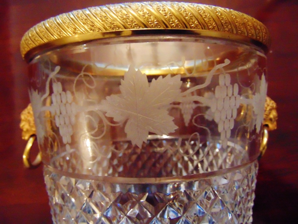 A fantastic cut glass Champagne Cooler  View IV
