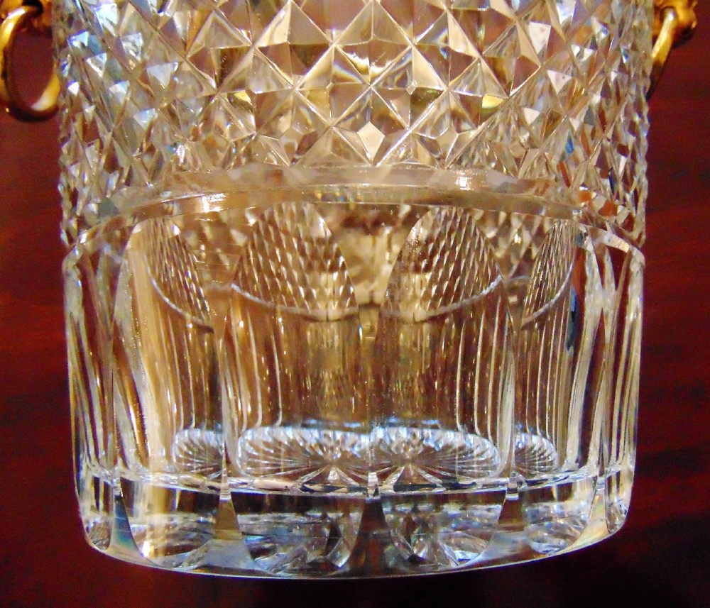 A fantastic cut glass Champagne Cooler  View V