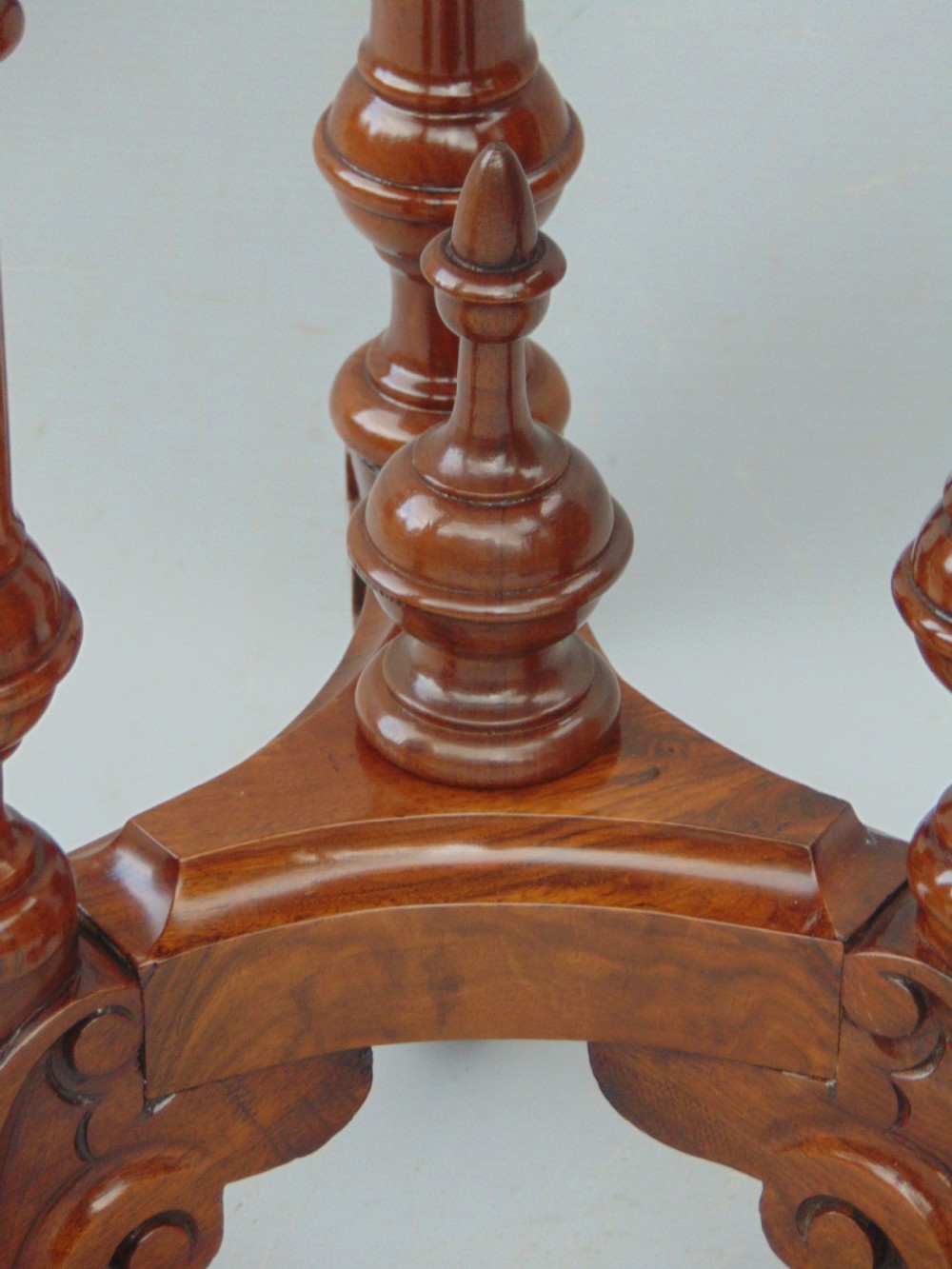 A walnut occasional table  View V