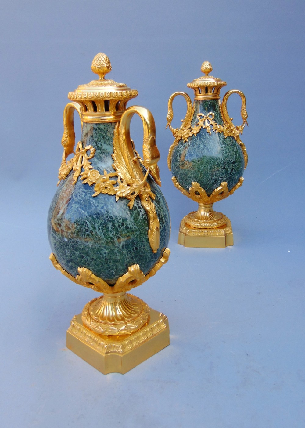 A fine pair of marble cassolettes  View IV
