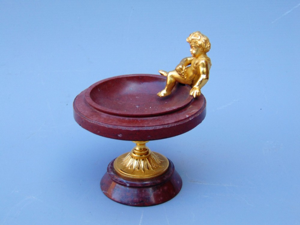 A Grand Tour marble tazza Salt dish  View II