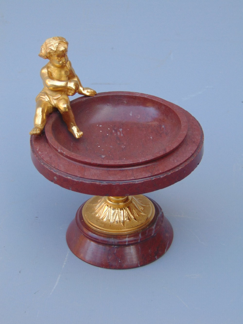 A Grand Tour marble tazza Salt dish  View V