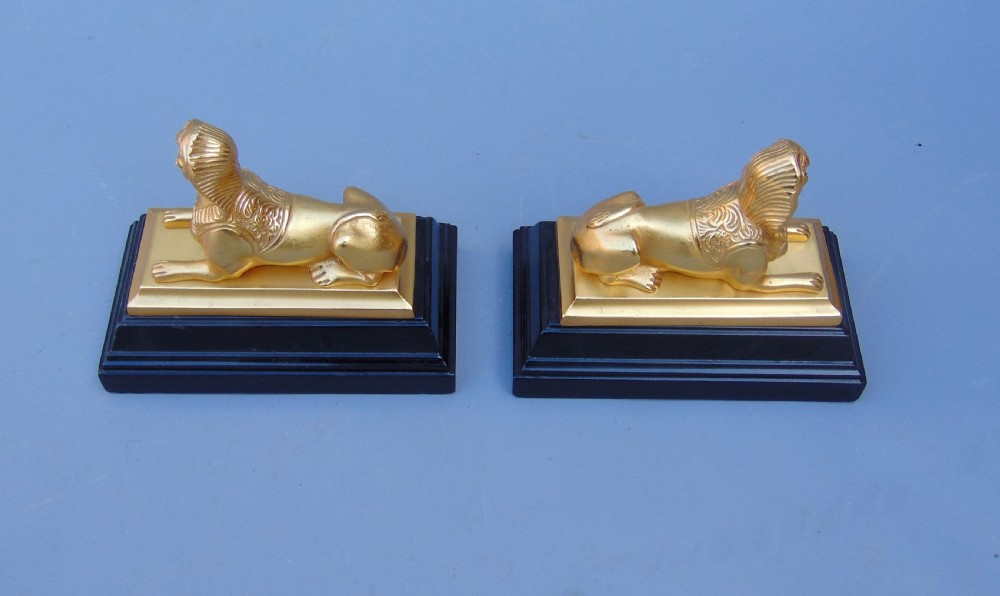 A rare pair of Ormolu Sphinx View IV