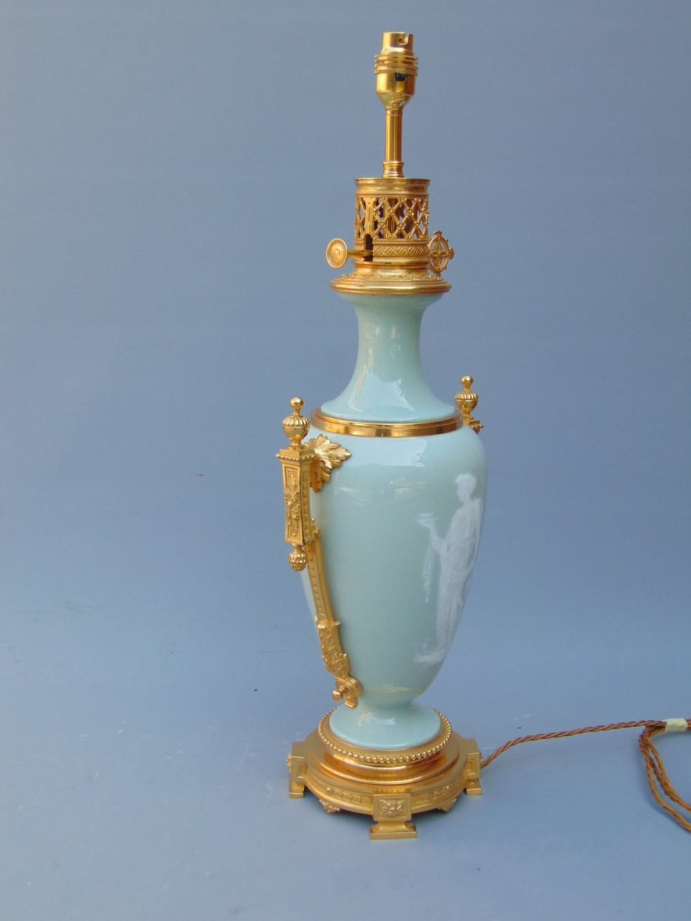 A fine pate sur pate lamp View IV