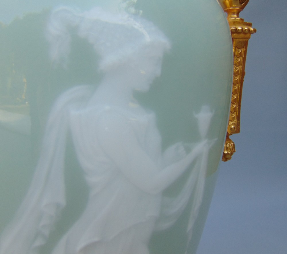 A fine pate sur pate lamp View VII