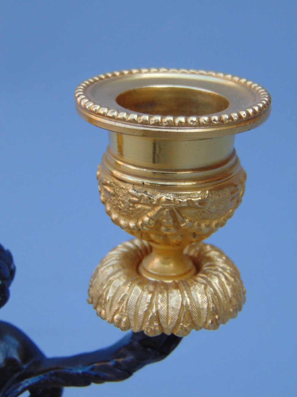 A pretty pair of cherub Candlesticks  View VII