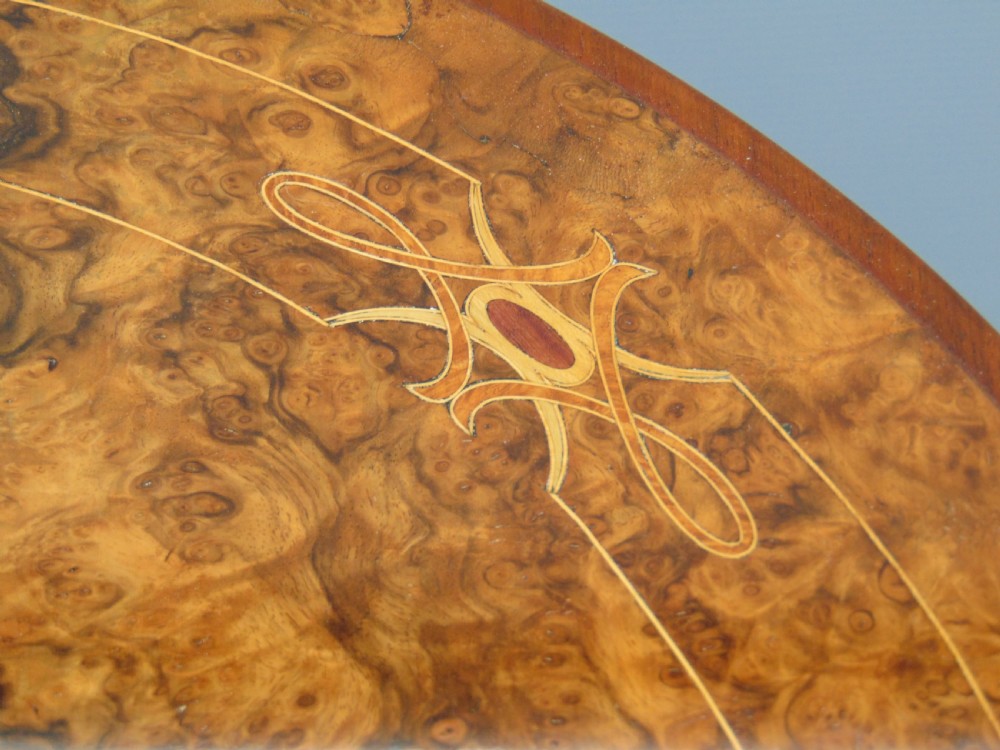 A Burr Walnut occasional table  View IV