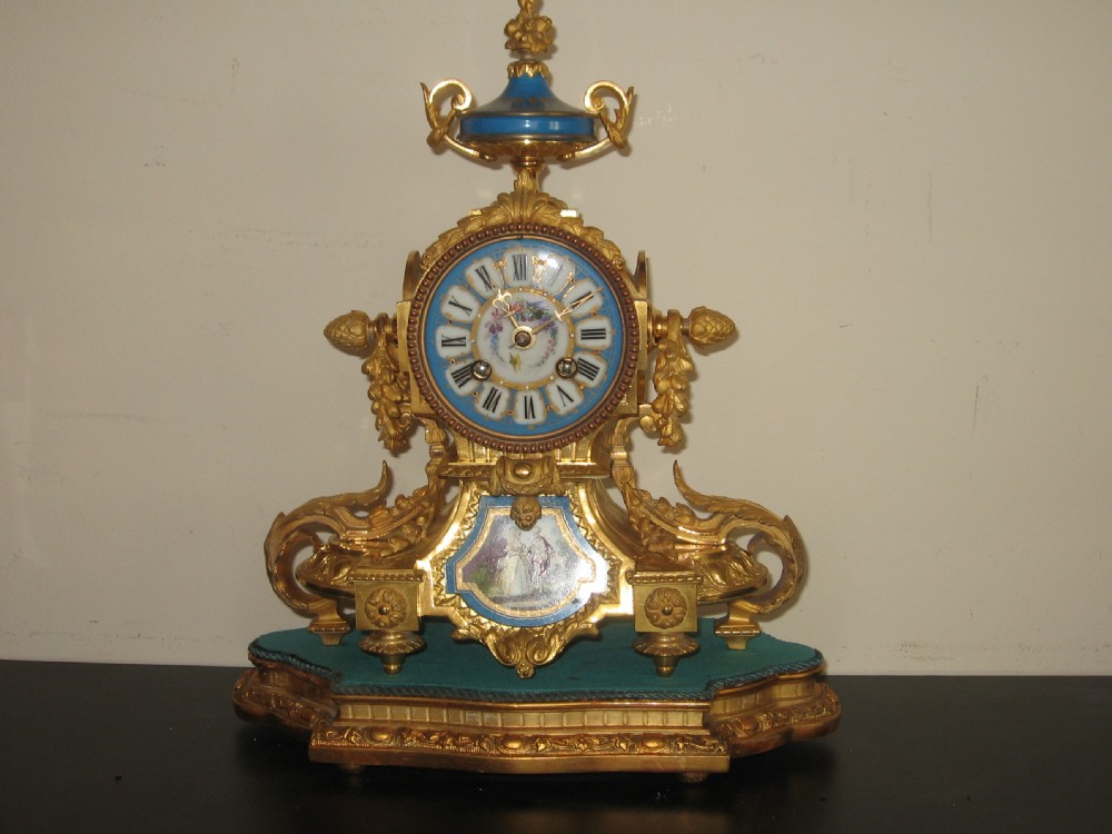 Antique French Mantle Clock View II