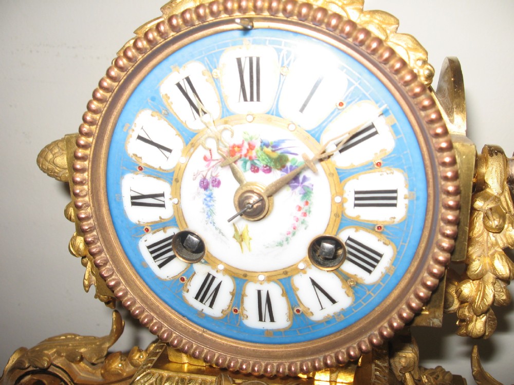 Antique French Mantle Clock View III