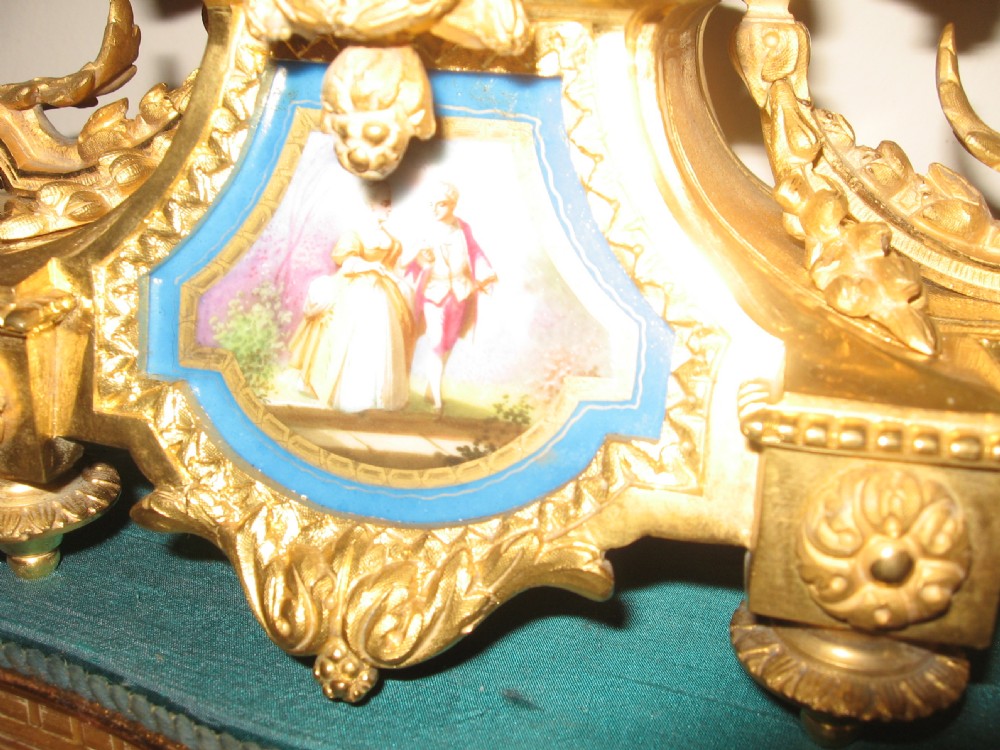Antique French Mantle Clock View VI