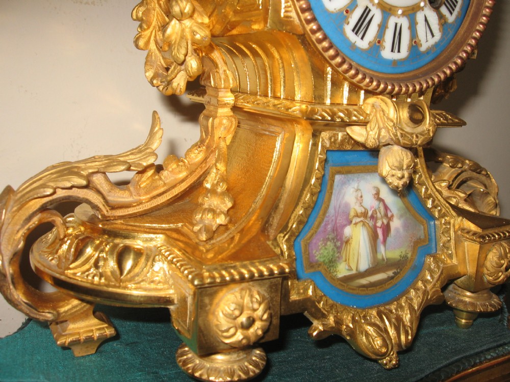 Antique French Mantle Clock View VII