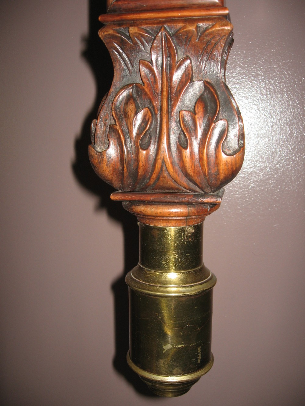 Antique rosewood marine/ships barometer with sympiesometer View VIII