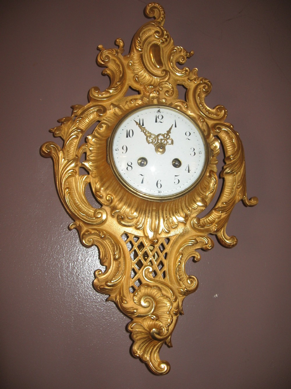 Antique French Cartel Clock