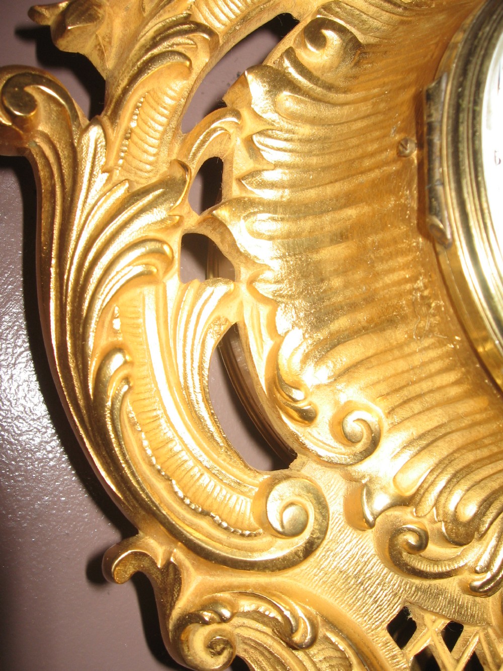Antique French Cartel Clock View III