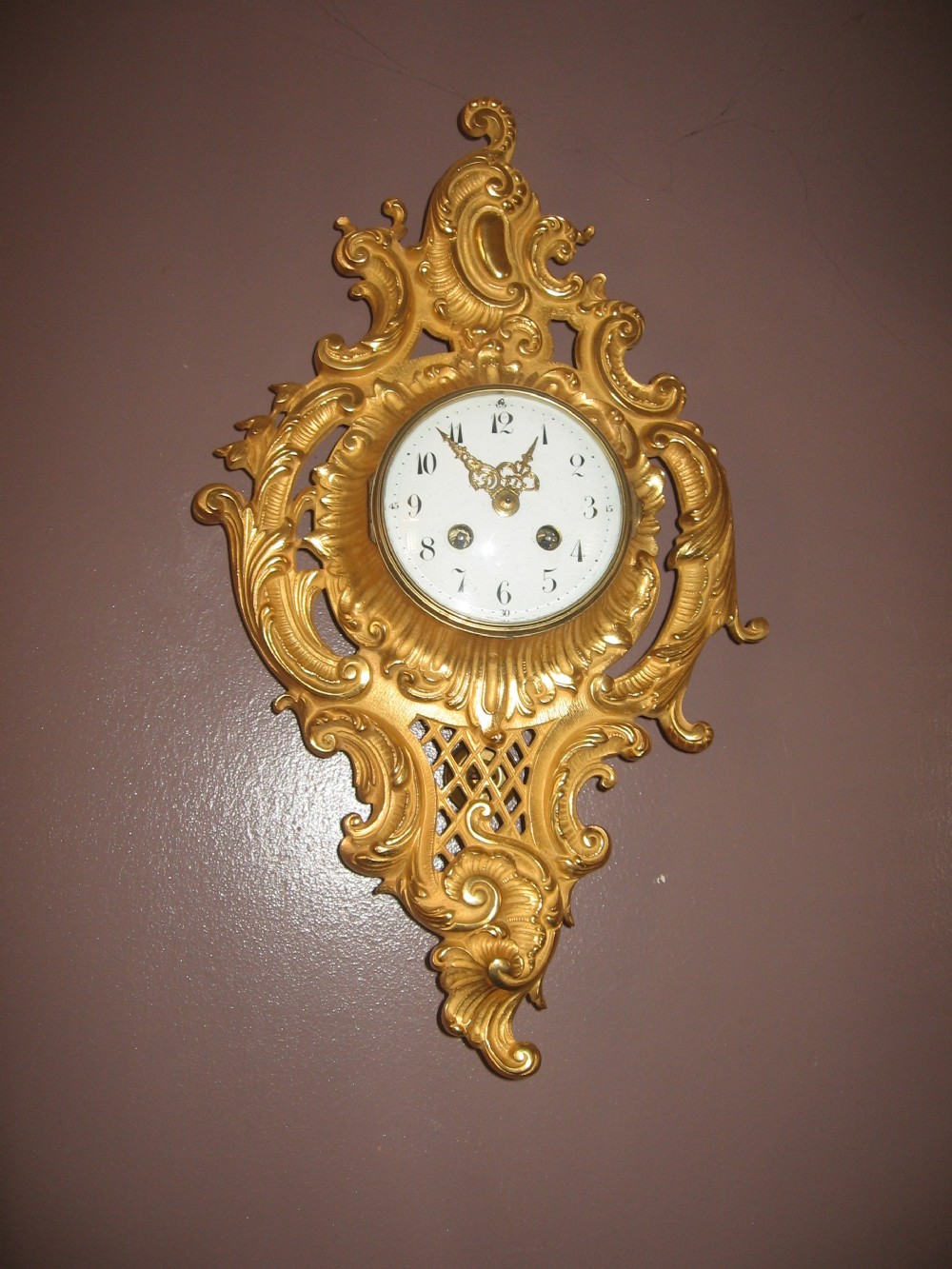 Antique French Cartel Clock View VII