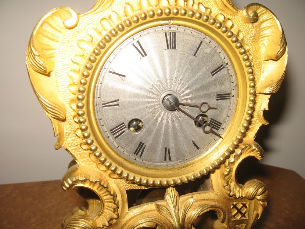 Antique French Mantle Clock View IV