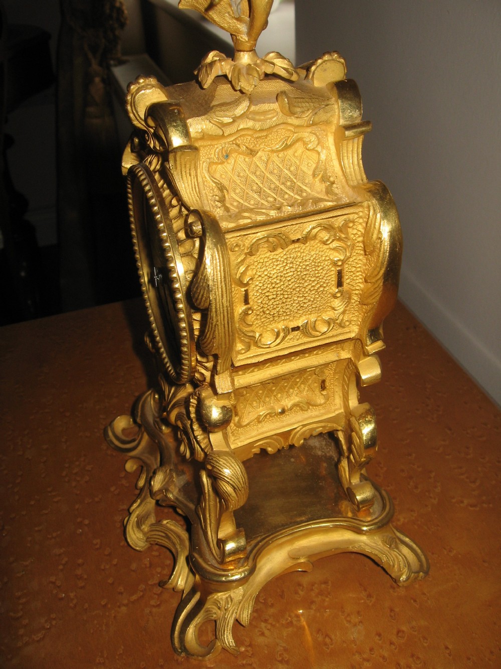 Antique French Mantle Clock View VI