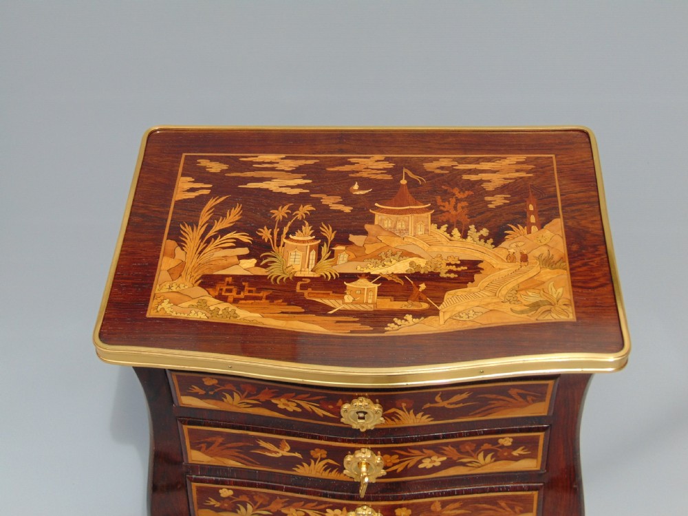 A fine Rosewood marquetry Side Cabinet  View IV
