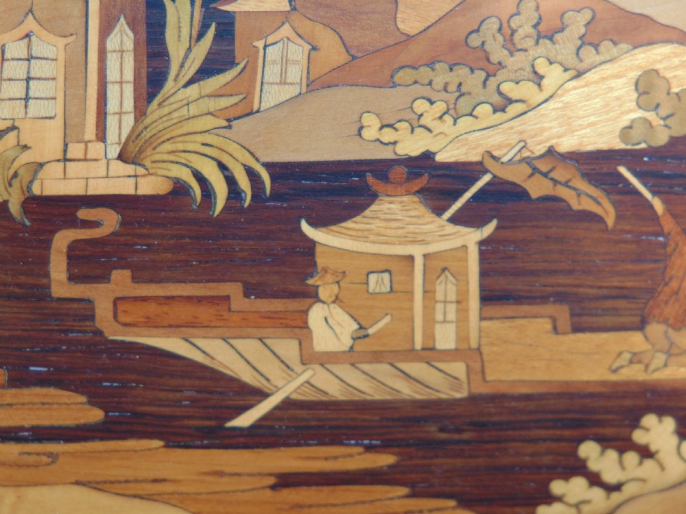 A fine Rosewood marquetry Side Cabinet  View V