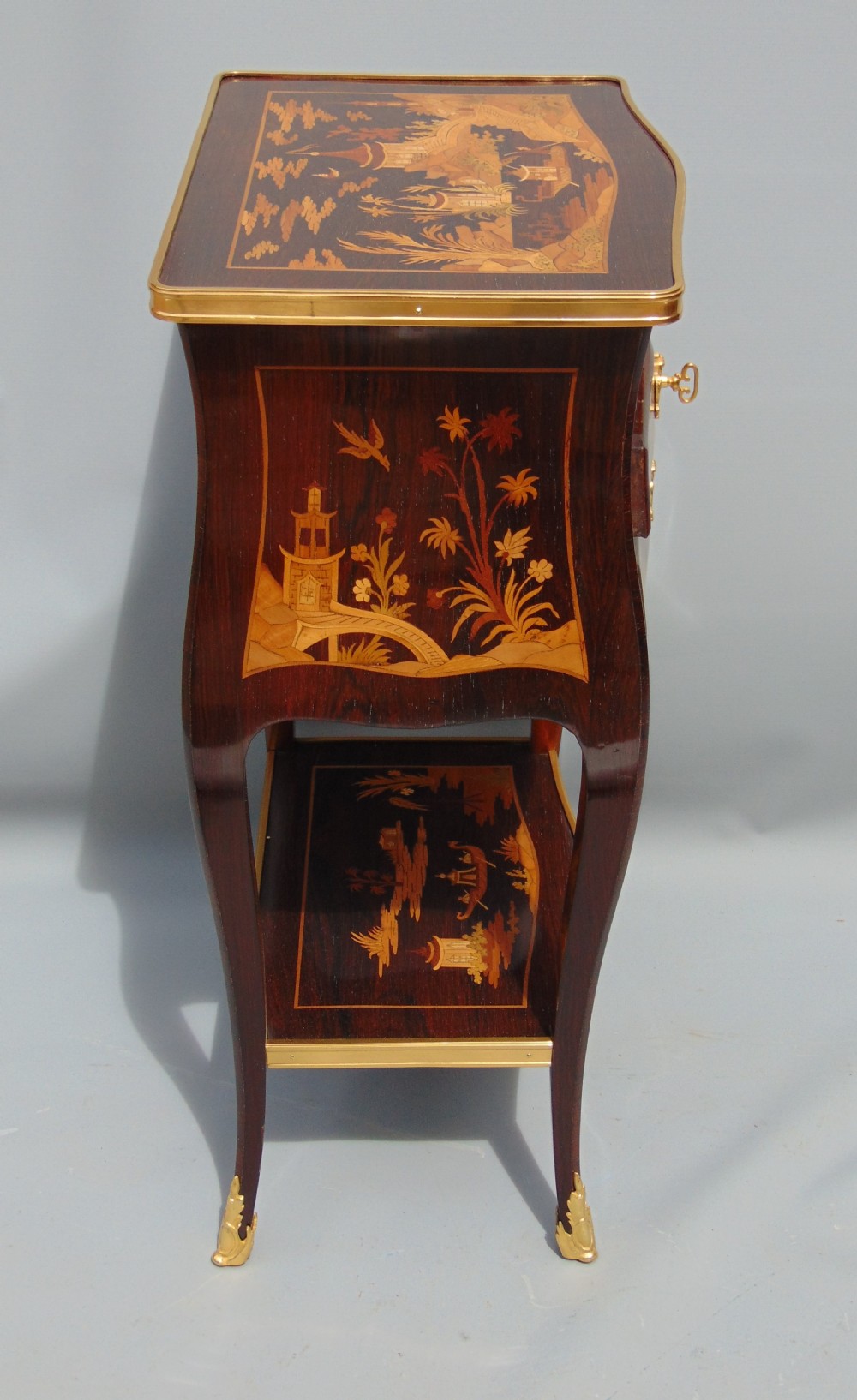 A fine Rosewood marquetry Side Cabinet  View VI