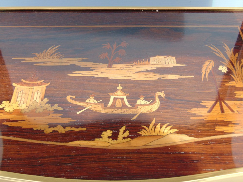 A fine Rosewood marquetry Side Cabinet  View VII