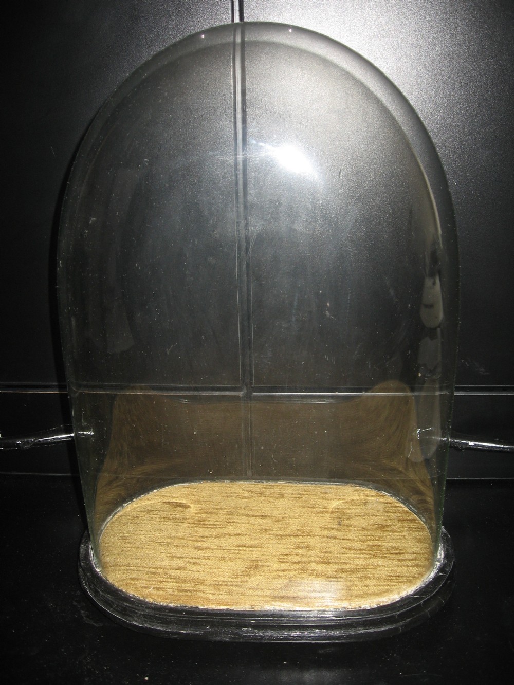 Antique glass dome View II