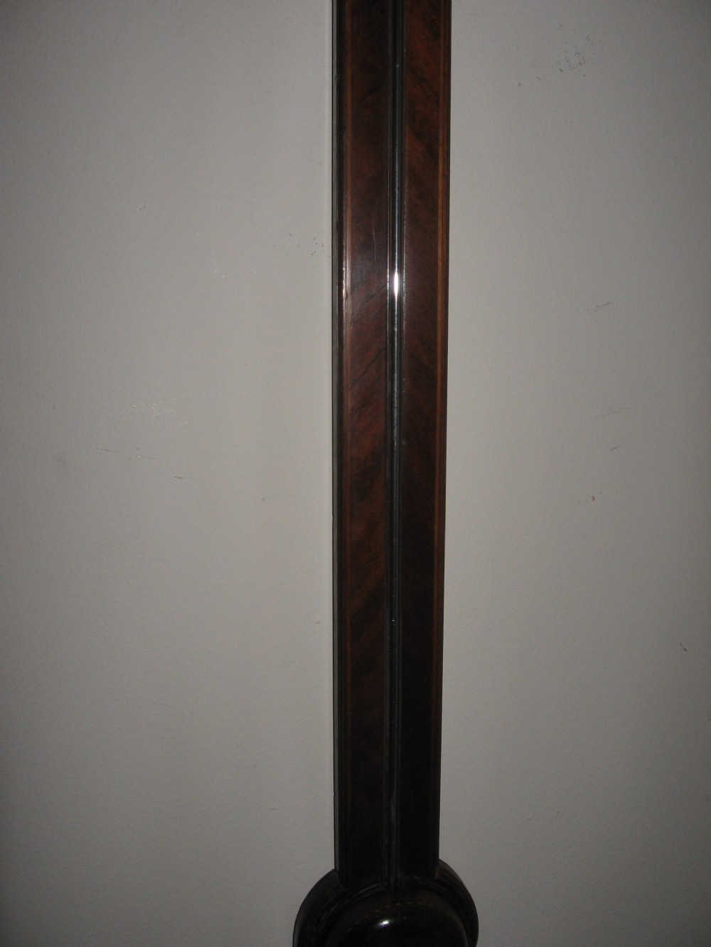 Antique mahogany stick barometer View VI