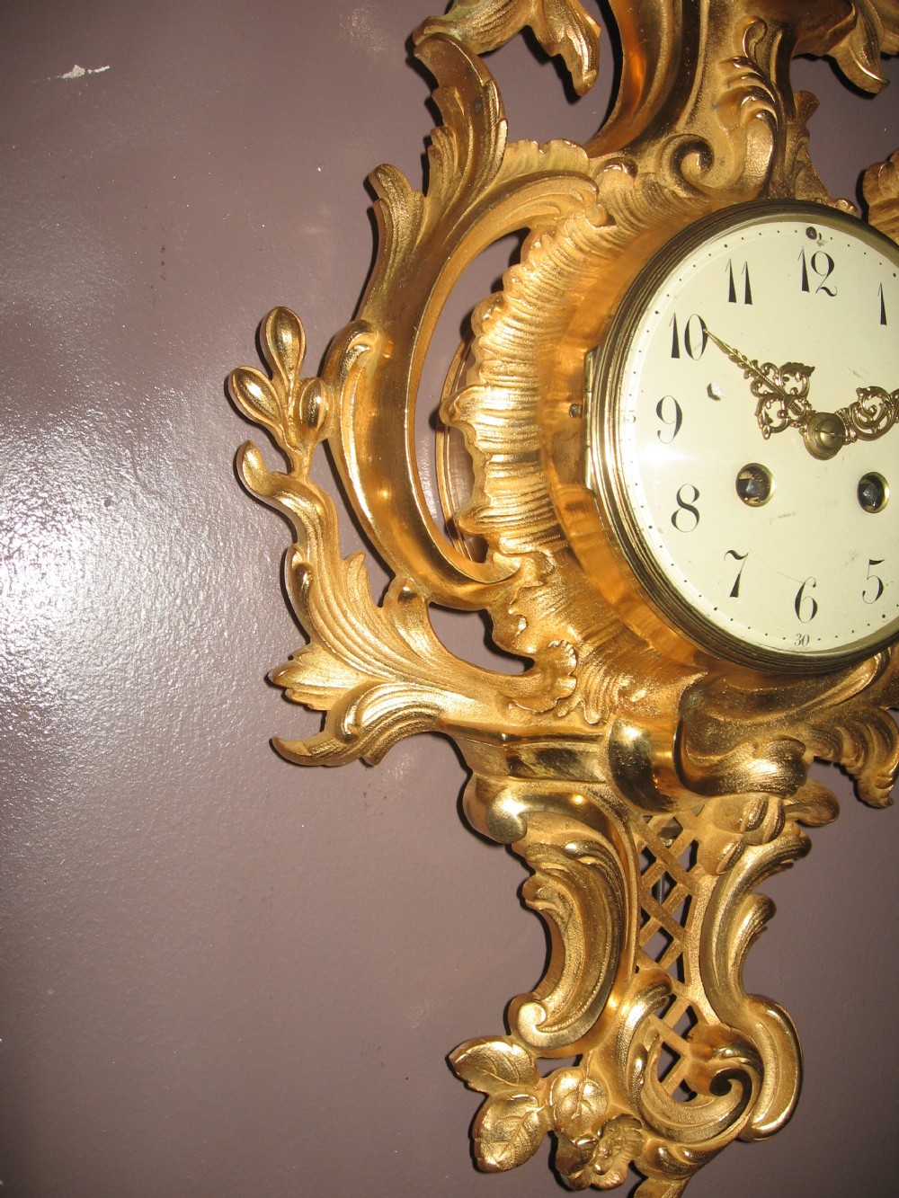 Antique Cartel Clock View IV