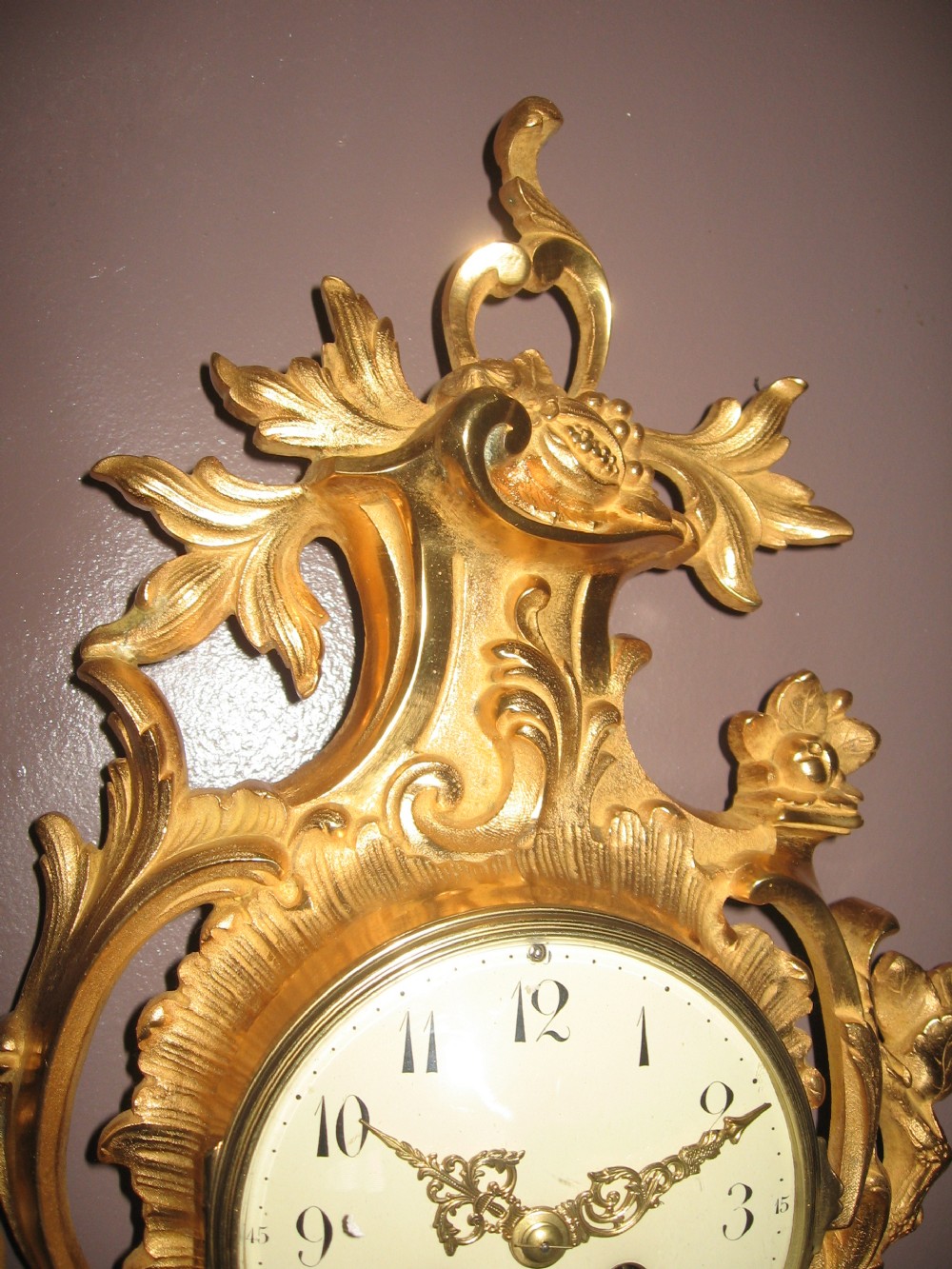 Antique Cartel Clock View V