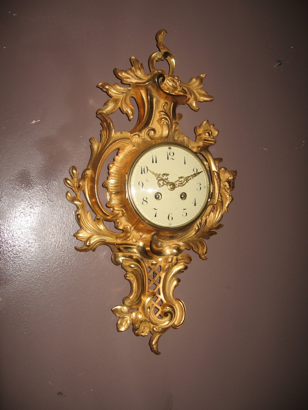 Antique Cartel Clock View VI