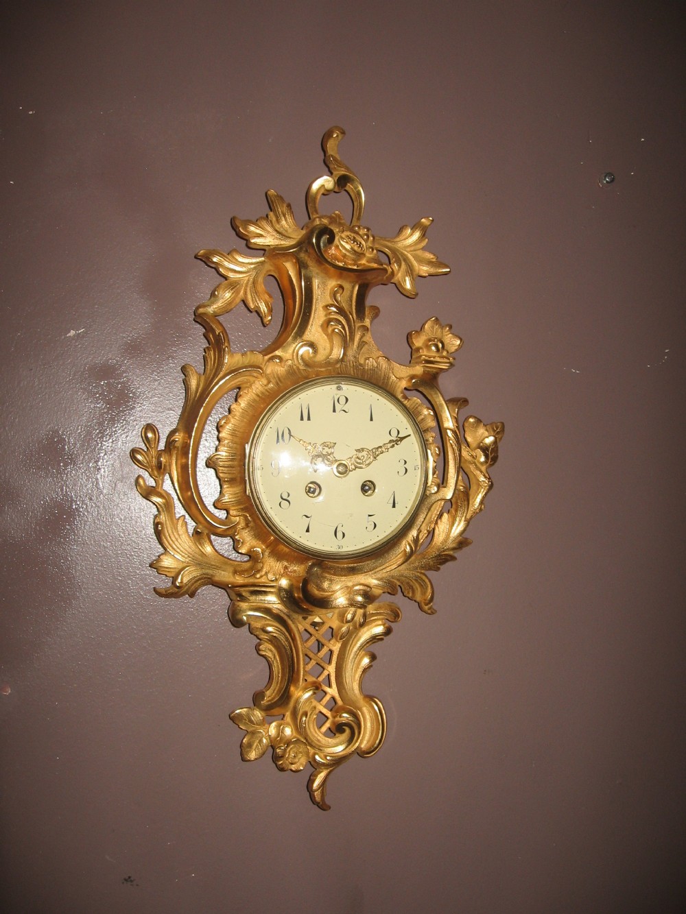 Antique Cartel Clock View VII