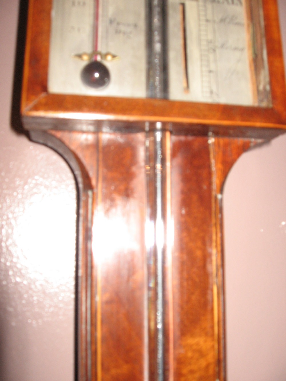 Antique stick barometer View V