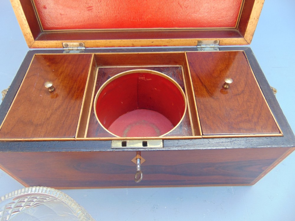 A Rosewood Tea Caddy View VIII
