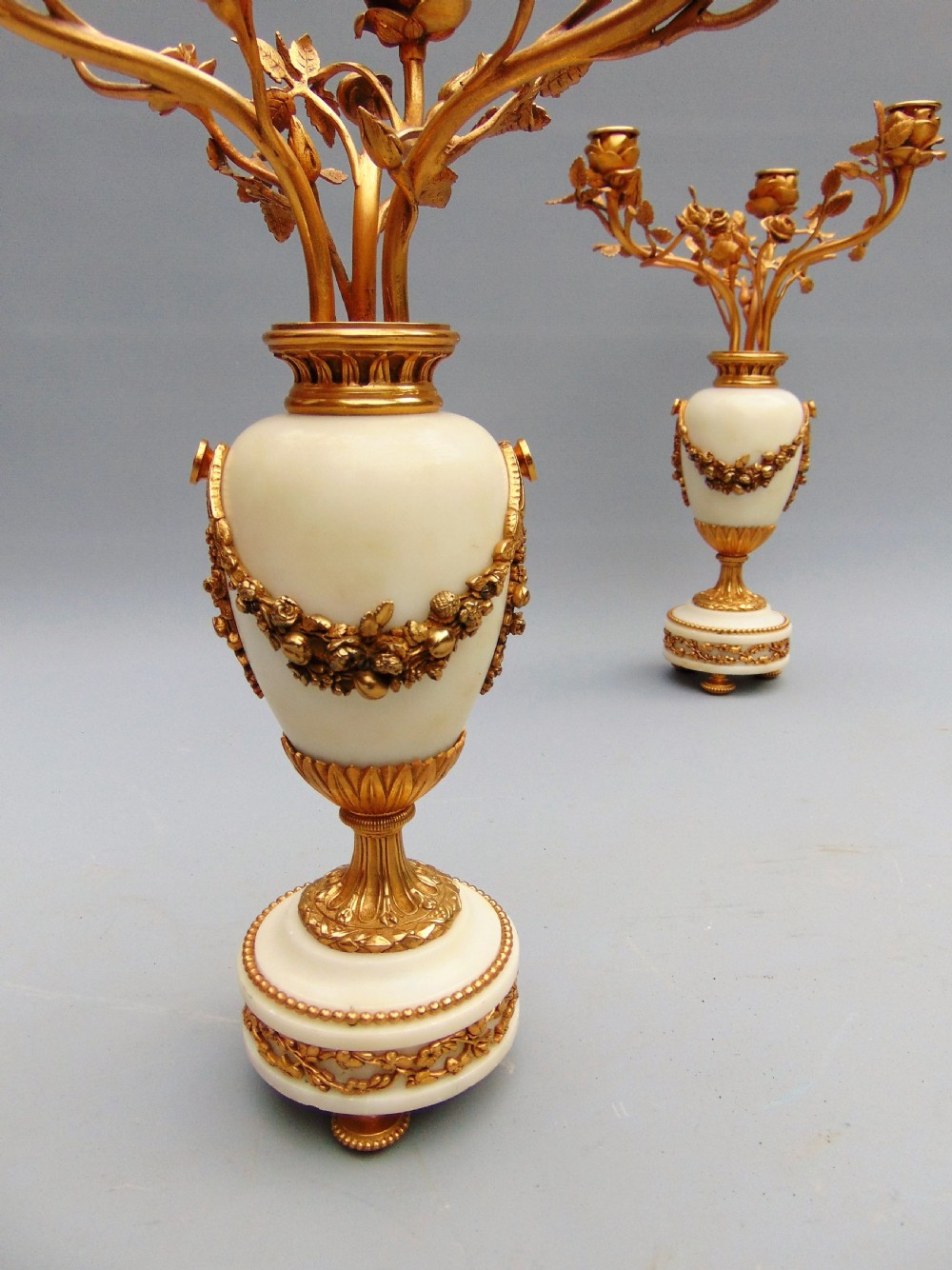 A fine Pair of Marble Cassolettes  View III
