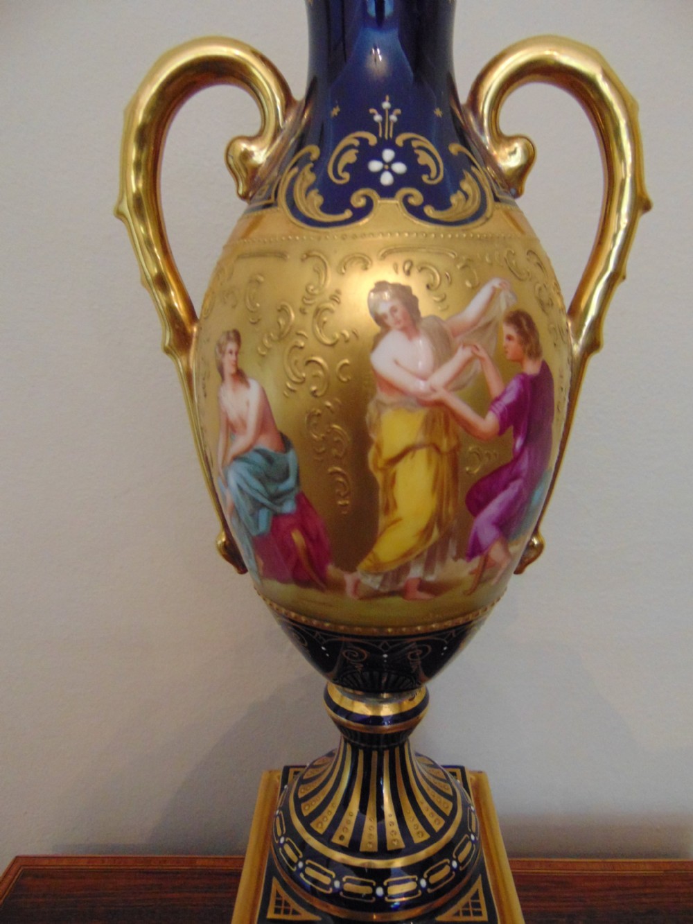 A quality Vienna  porcelain Vase  View II